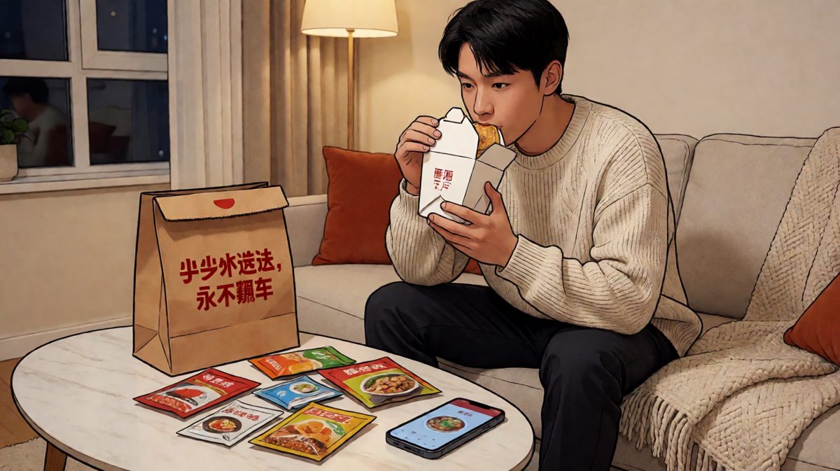 结局：承认现实，外卖才是真爱