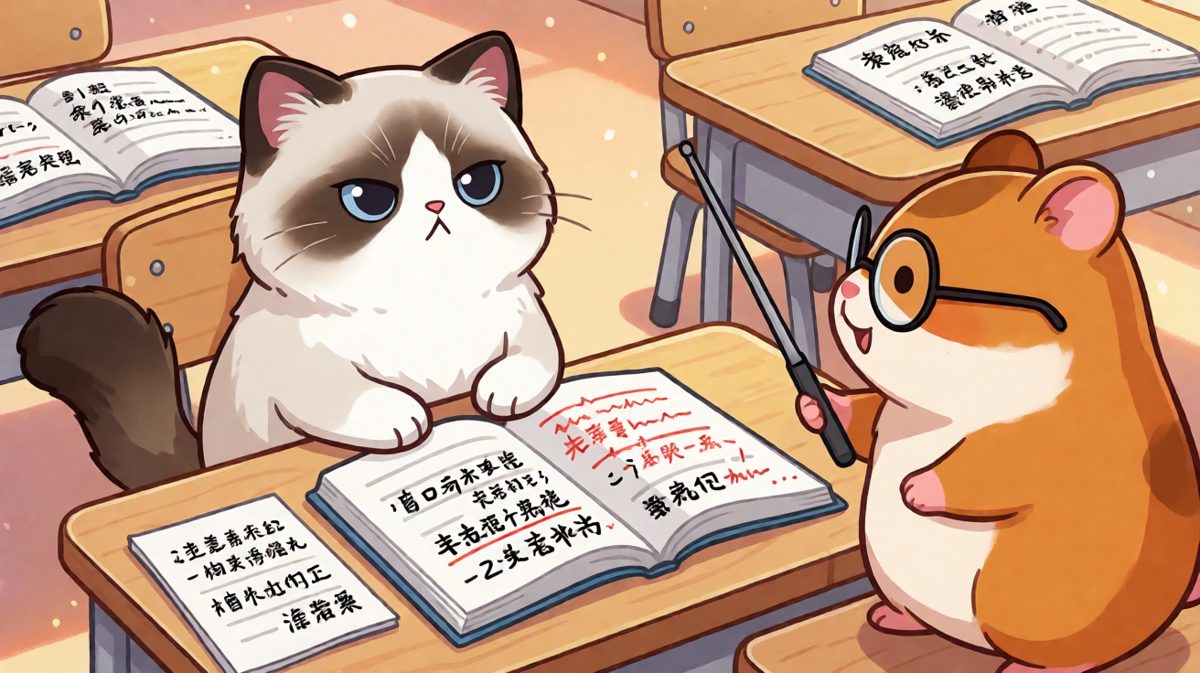 主人说报了这个班就要认真上