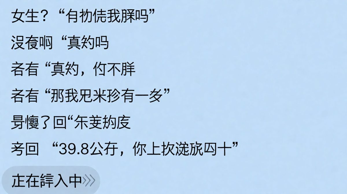 体重测量事故现场：男生踩进女生精心设计的死亡陷阱