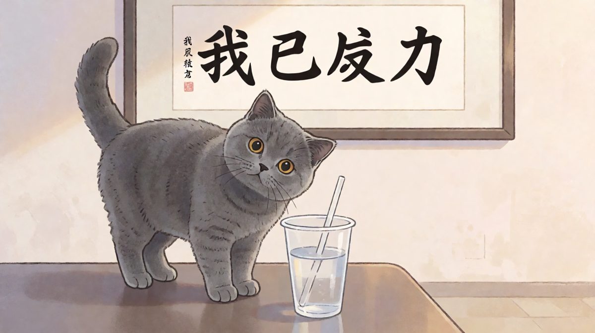 猫咪：杯子先动的手，我只是顺势而为