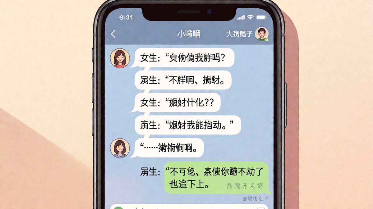 男生嘴比脑子快，一句话把天聊死