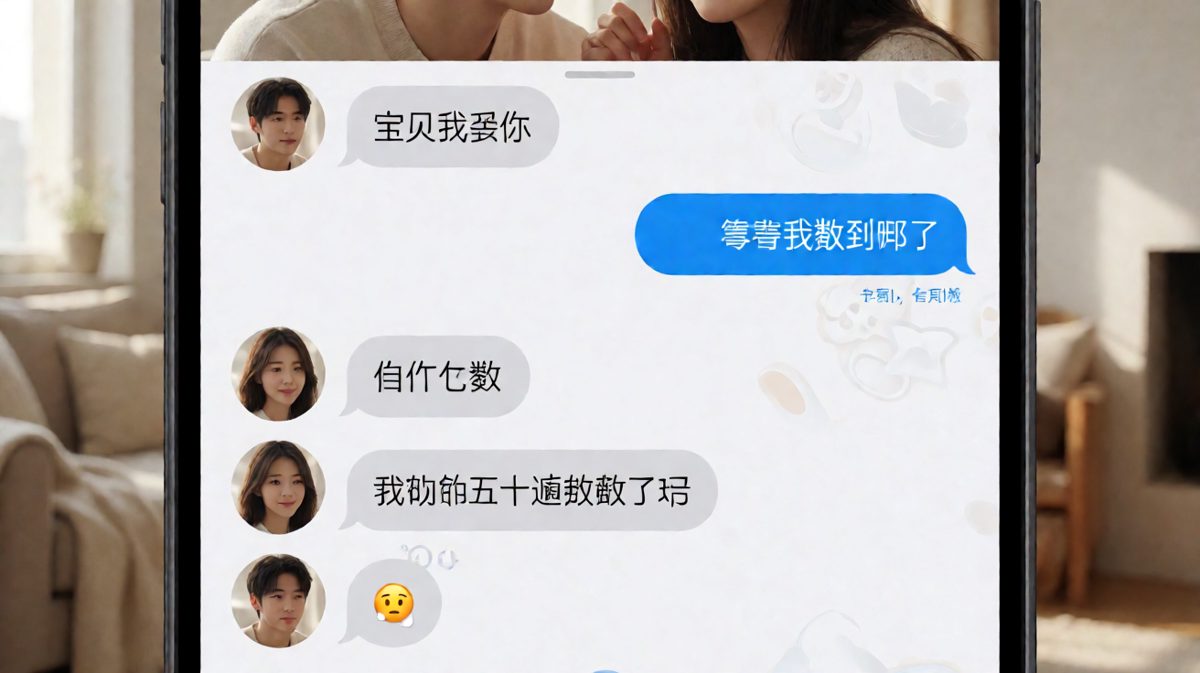说到一半忘了数的尴尬，真实情侣日常