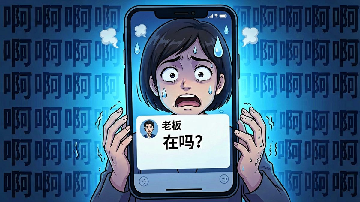 老板发'在吗'的那一刻，灵魂出窍