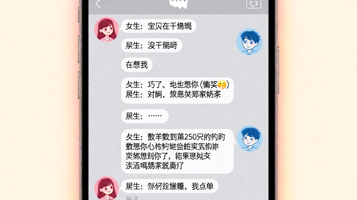 「想你了」的潜台词是「想喝奶茶了」