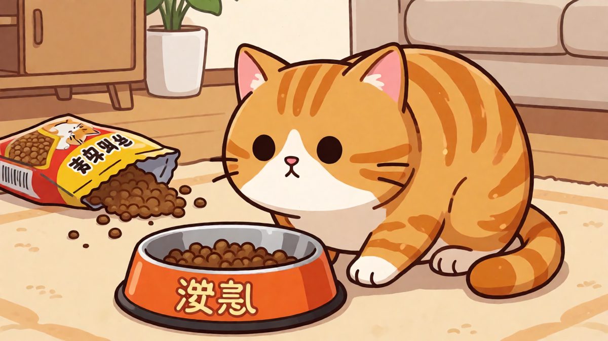 猫：你管这叫猫粮碗？这是盆！