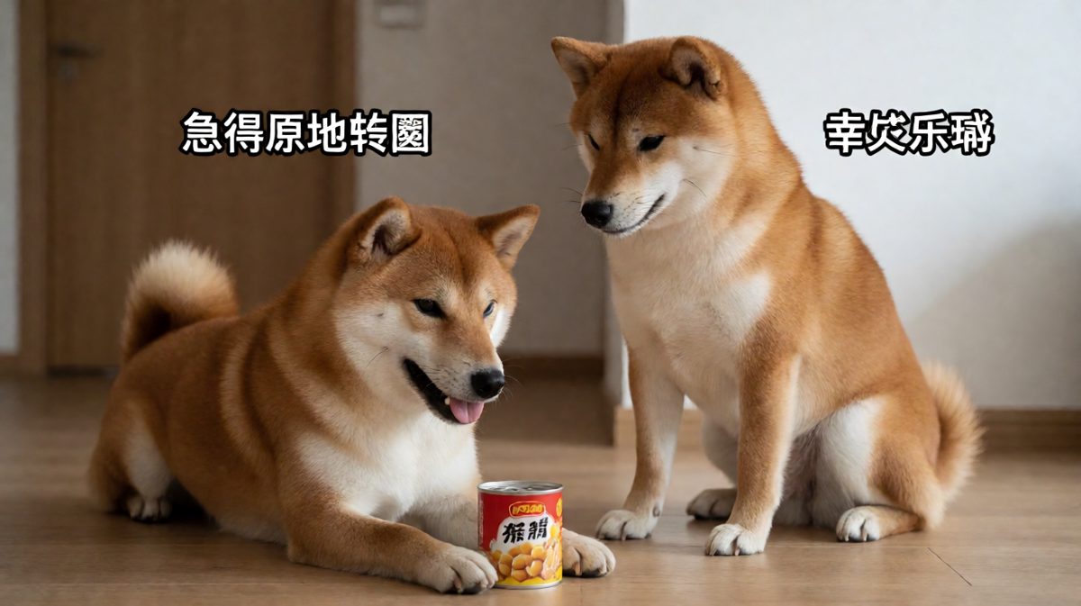柴犬：罐子先动的手，不是我贪吃！