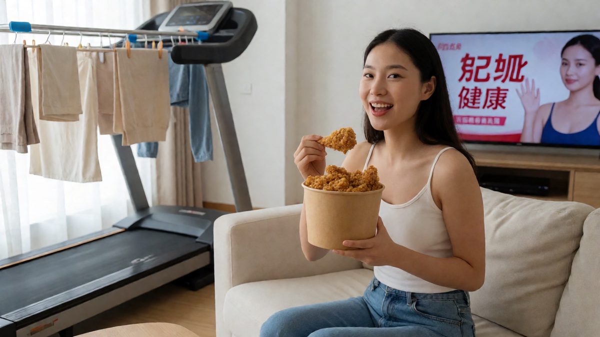 减肥计划彻底失败，主角选择了美食