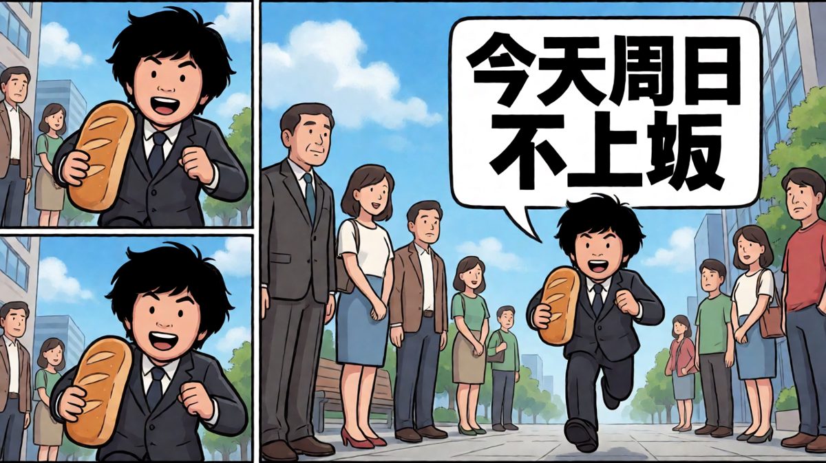 迟到半小时，结果今天是周日……