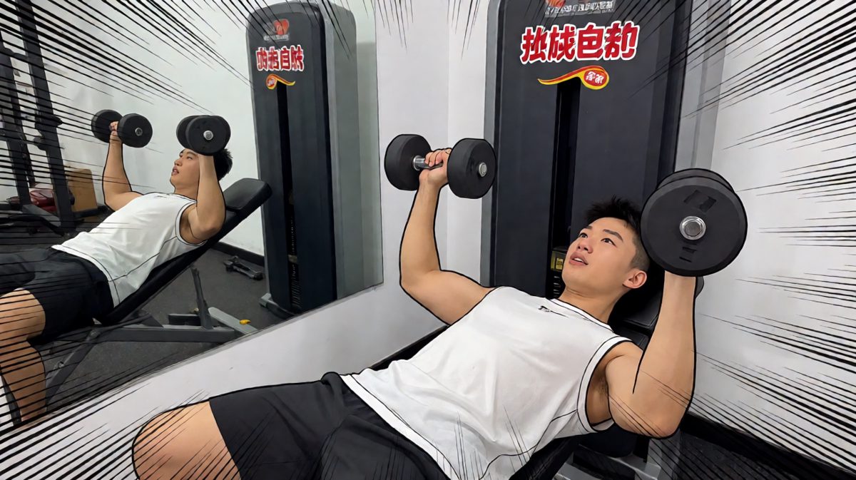 努力举起每一克重量