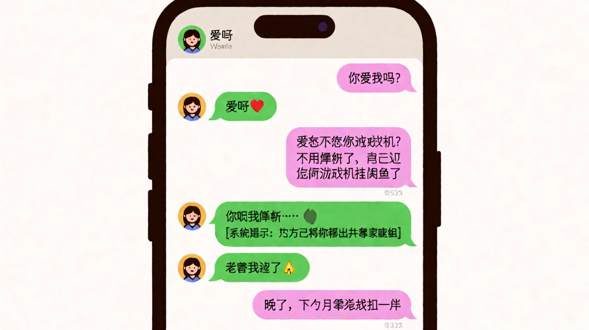 送命题变成了反杀局，游戏机比爱情更脆弱