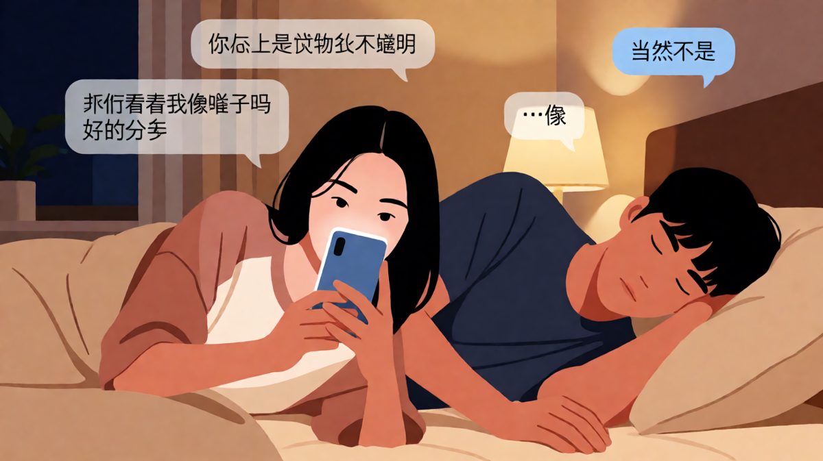 男生回答'像'的那一刻，命运的分岔路口出现了