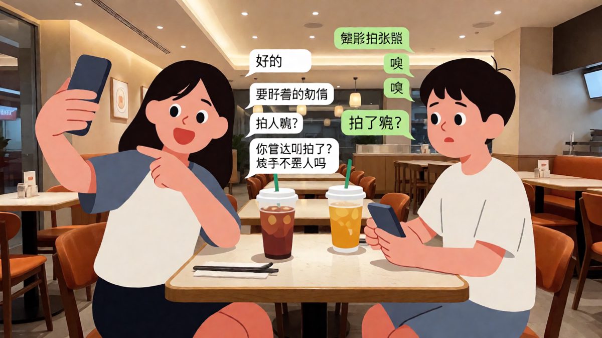拍人的人把'人'理解成了'人体模型'