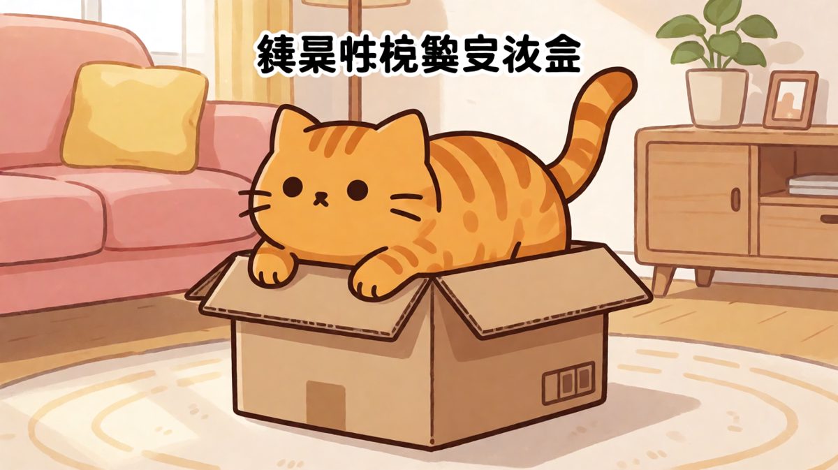 猫咪：只要我够努力，小盒子也能装下我庞大的灵魂