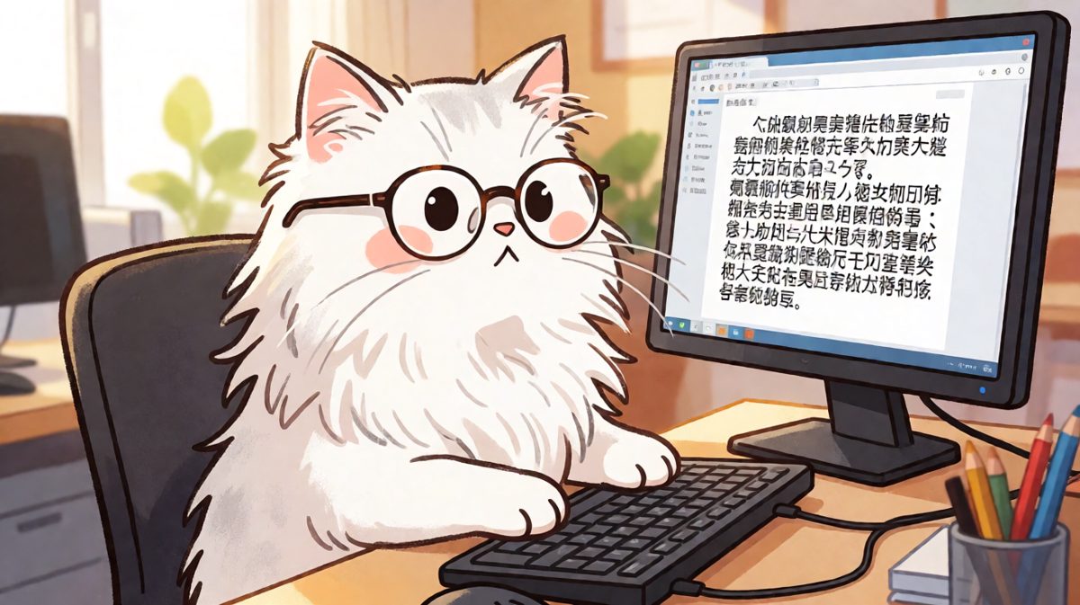 本喵的KPI全靠这双手敲出来——虽然没人看得懂