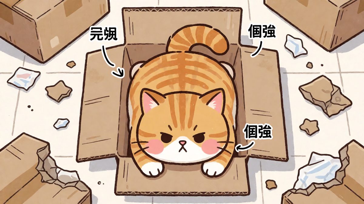 盒子说：你进不来的。猫说：我正在努力证明它是错的