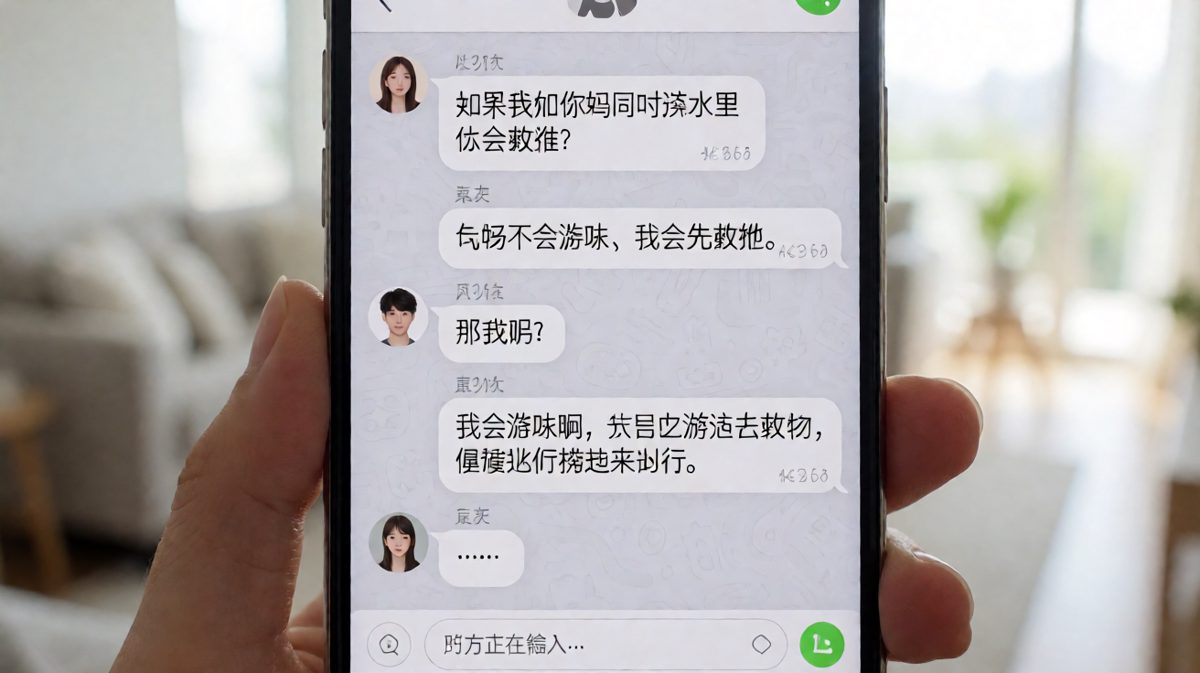 经典送命题被男生用逻辑满分回答化解，女生彻底无语
