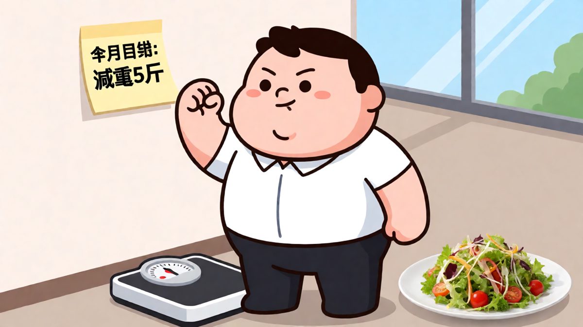 减肥第一天，雄心万丈