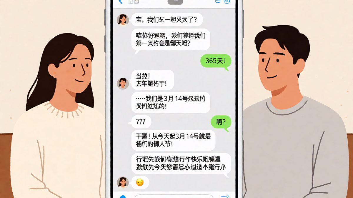 记错纪念日还强行改日期的神操作
