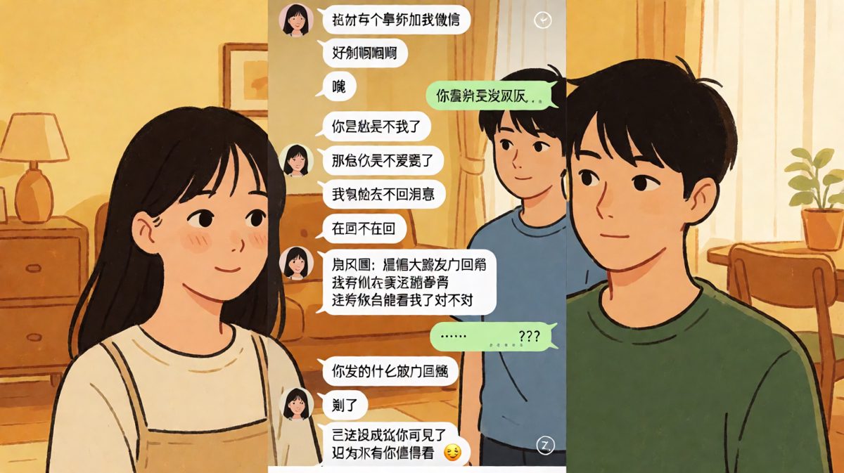 吃醋还要找借口的男友教科书式操作