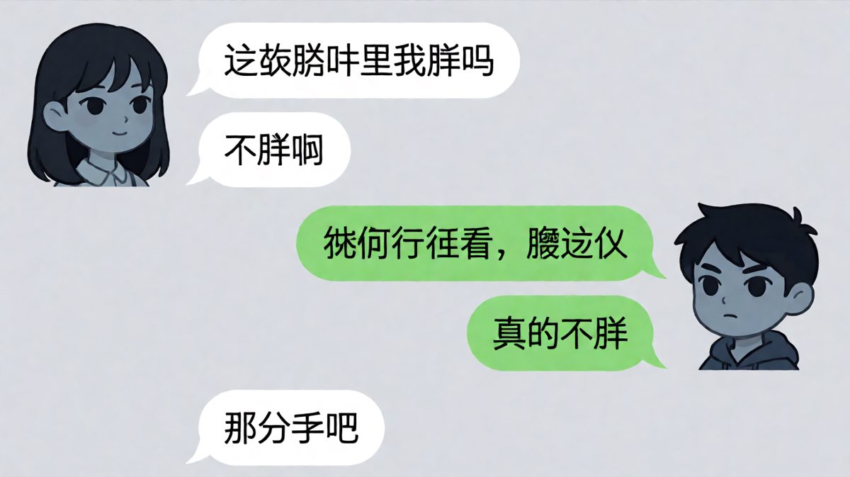 直男的求生欲败给了女朋友的'腰这边'。