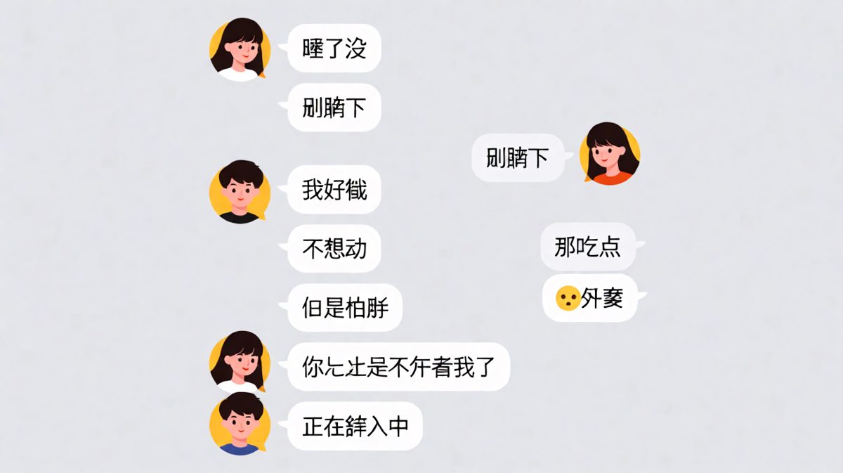 深夜饥饿引发的恋爱危机，一句'不在乎'让人窒息。