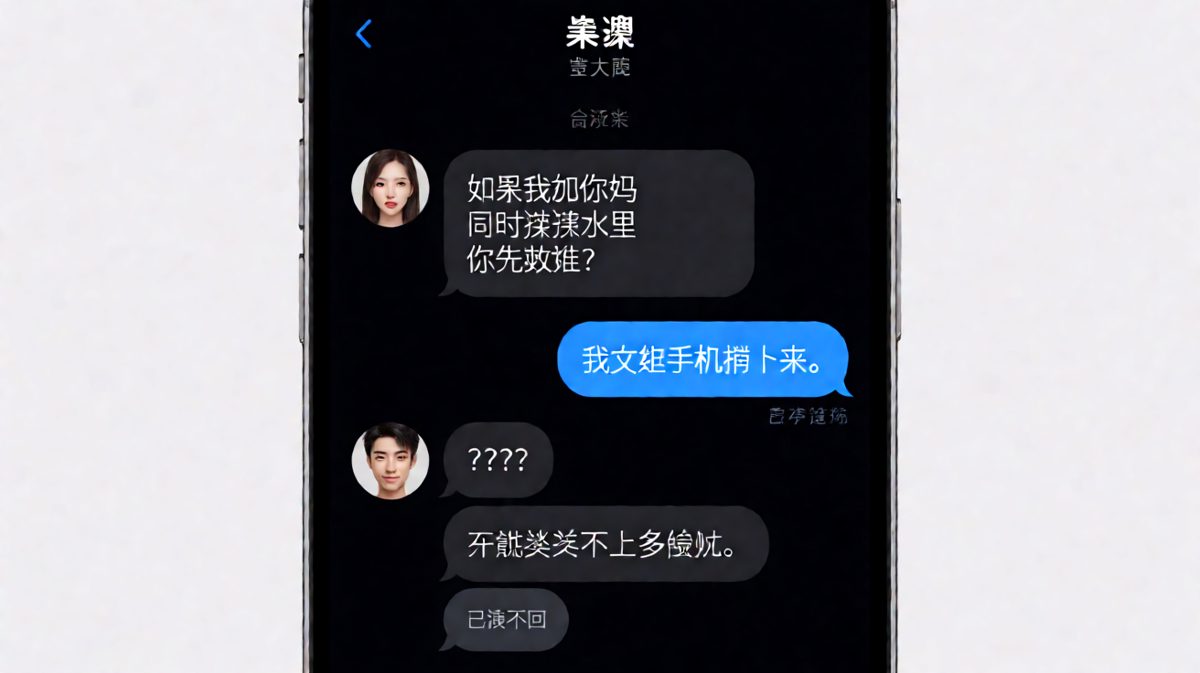 求生欲满格偏移：生死选择题变成了手机打捞优先级