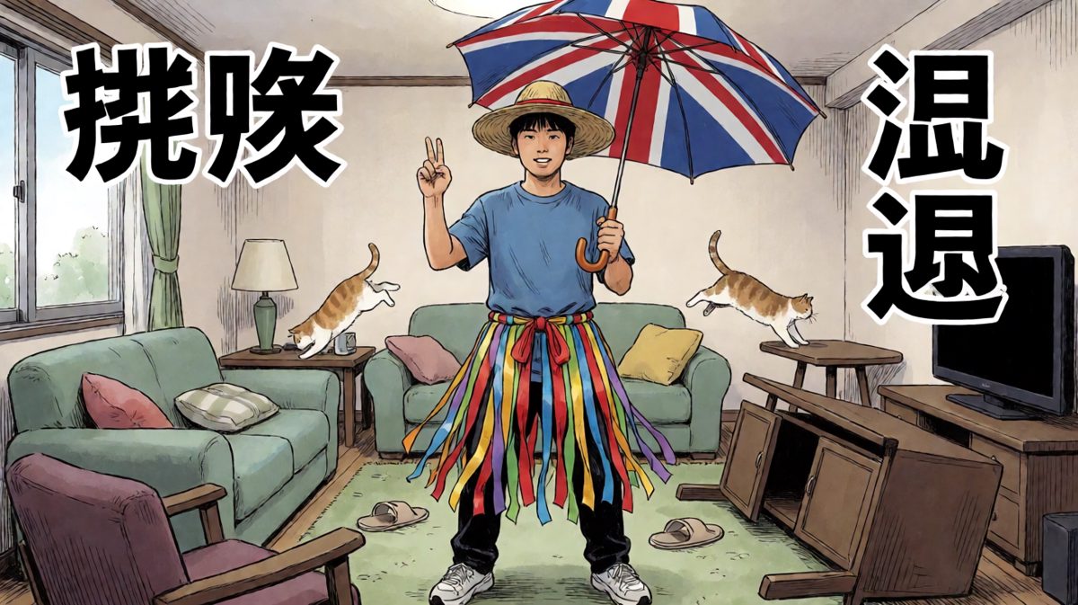 他决定兼收并蓄，模仿各国经典动作