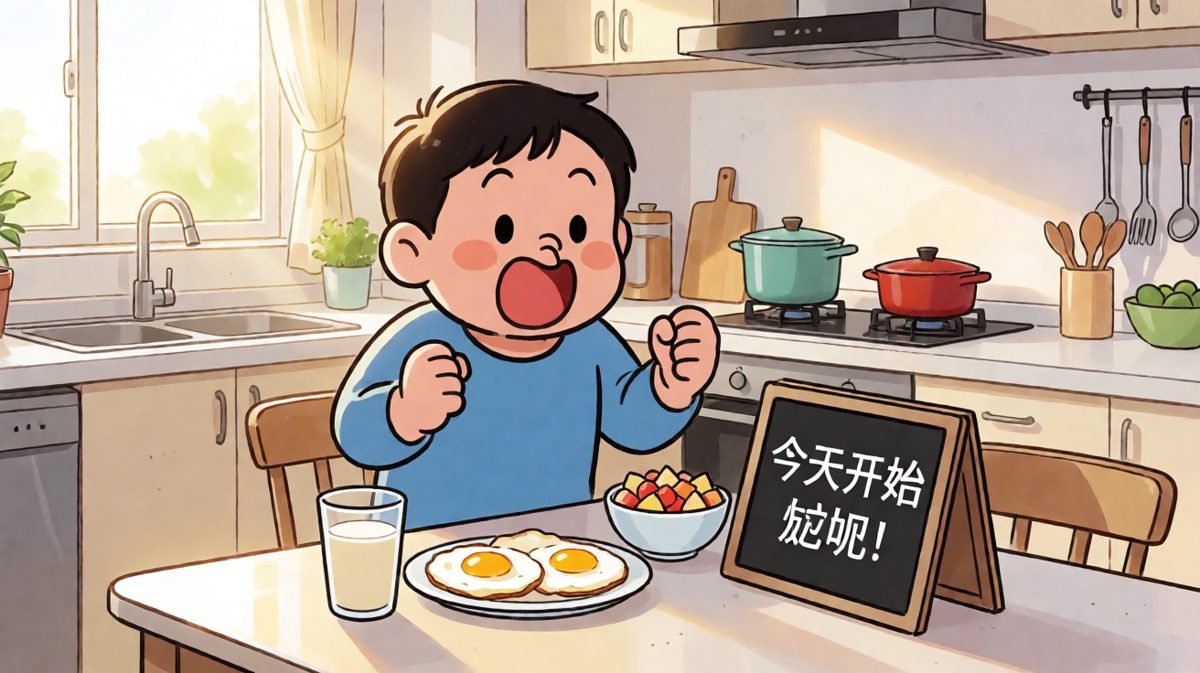 第1格：雄心壮志，立下减肥flag