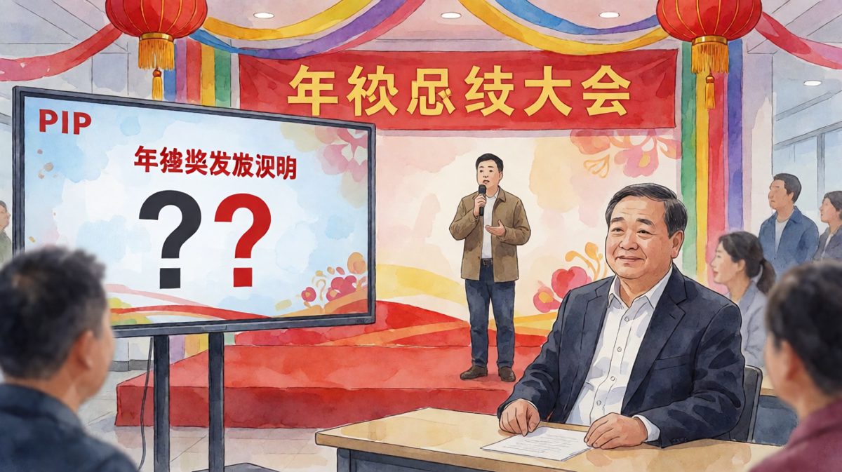 年终大会上，老板深情地说：大家的努力我都看在眼里，公司决定给大家一个大惊喜……