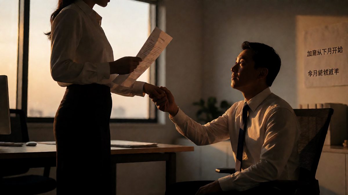 老板：「留下！给你加薪！」——「下个月开始，本月减半」