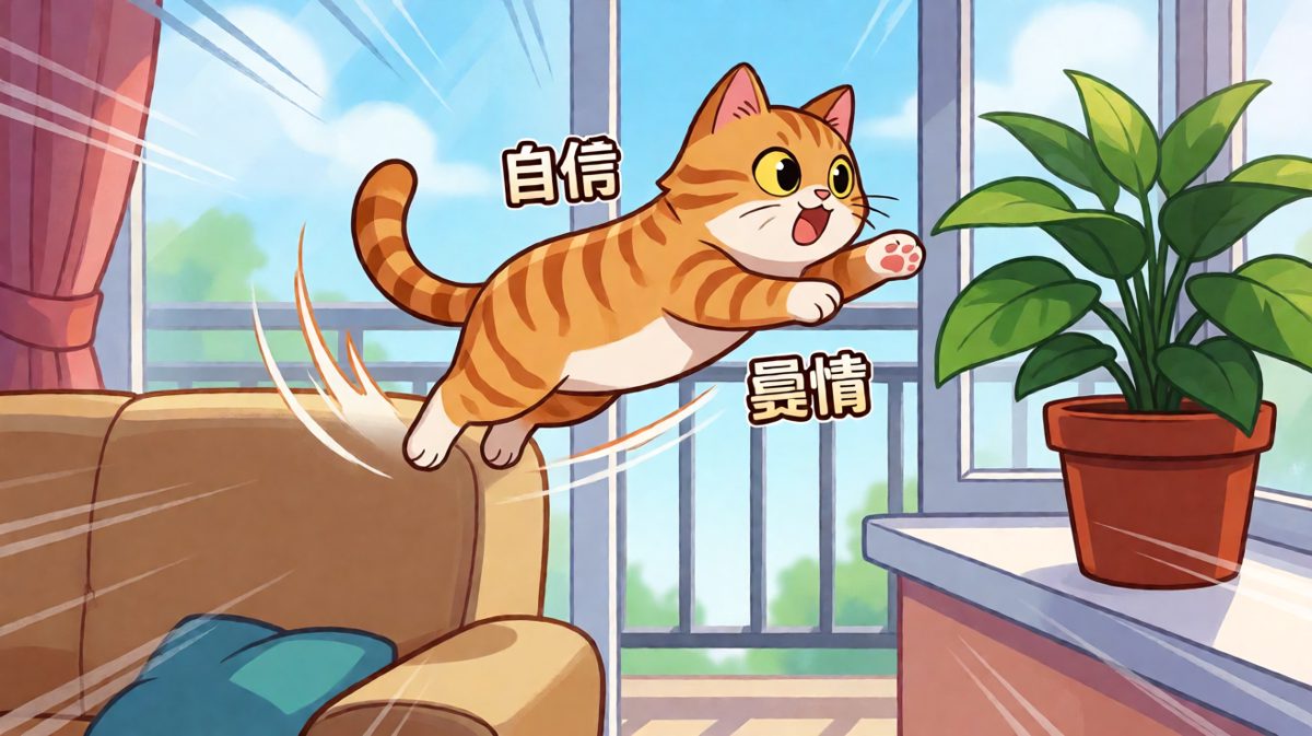 猫：我明明计算好了的……