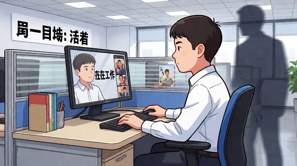 打工人摸鱼被抓包，瞬间石化现场。