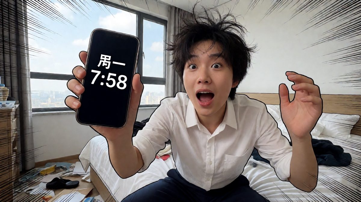 等等！今天周一！我迟到了！！！