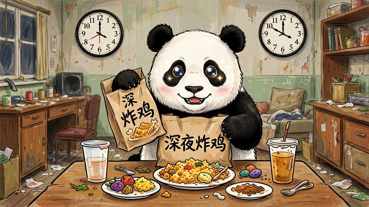 减肥是明天的事，夜宵是当下的真理