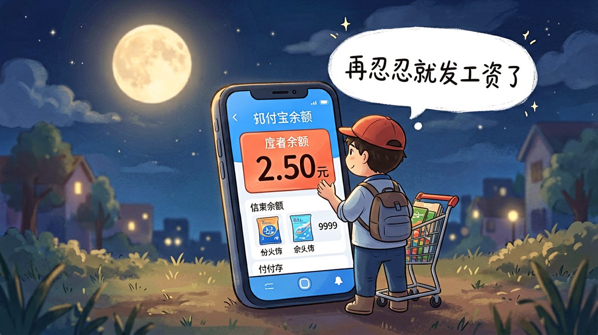 工资到账一分钟，离它而去一整天