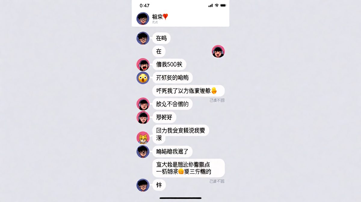 男生用「借钱」开场白吓了女生一跳，最后只是因为想喝三分糖的奶茶。