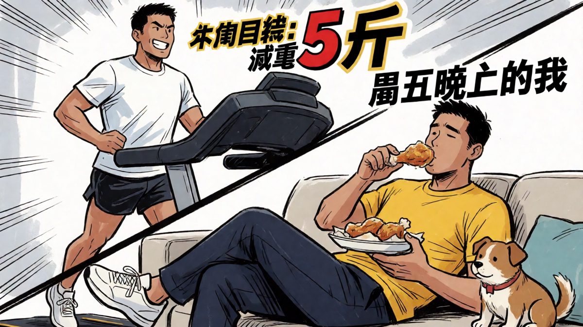 减肥计划的美好与现实的骨感