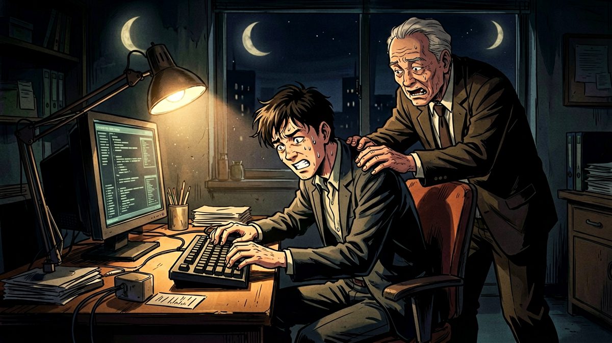 老板：这么晚了还在加班？辛苦了！员工：老板您也还没走？老板：我在监控谁在摸鱼啊。