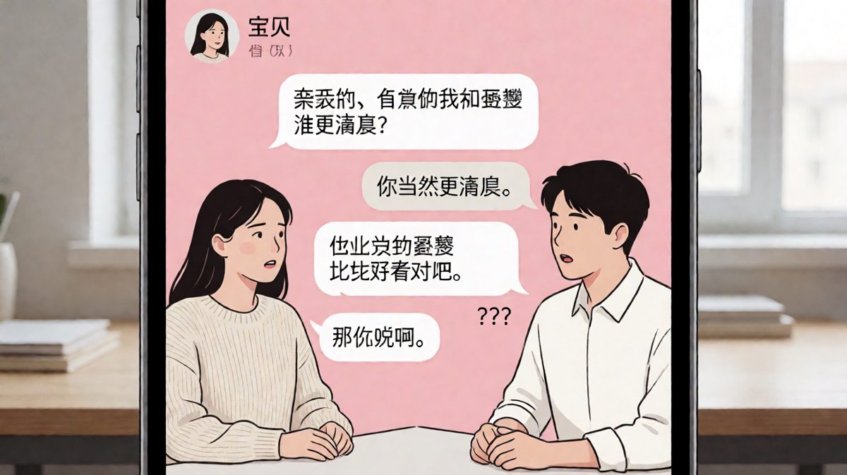 送命题现场：男生刚夸完就踩雷