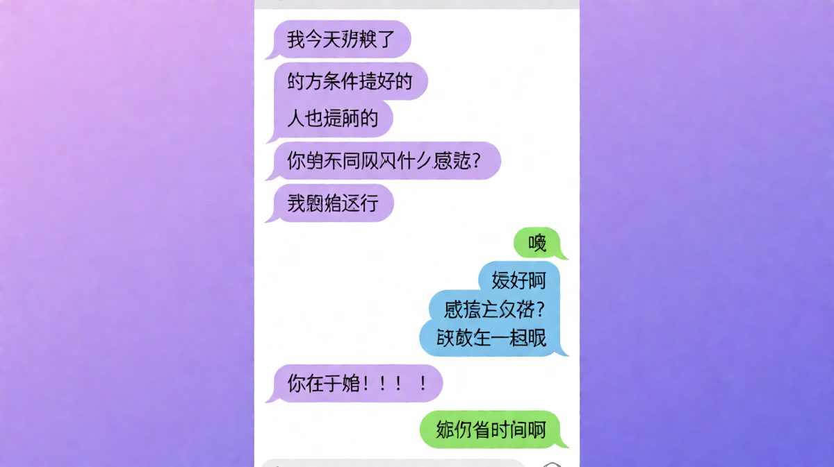 相亲报告秒变分手倒计时