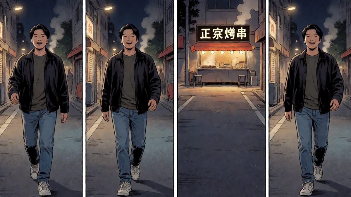 路过烧烤摊，鼻子先背叛了意志。