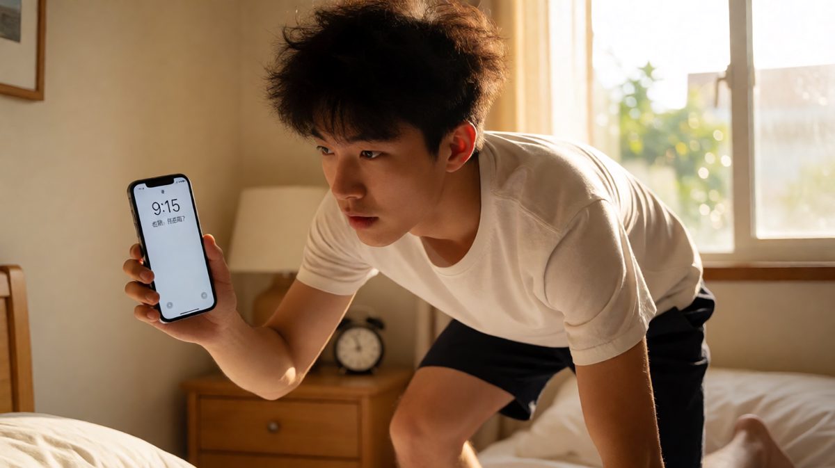 惊醒一看：9:15！老板微信轰炸——你人呢？！
