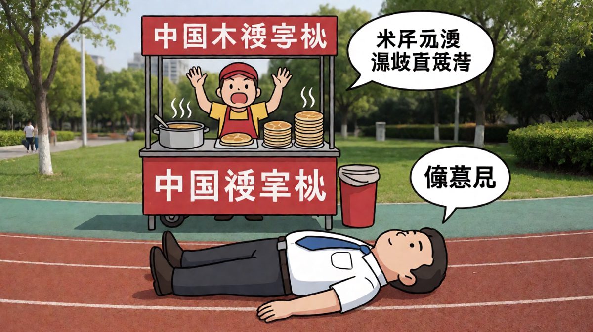 跑了五十米，灵魂出窍