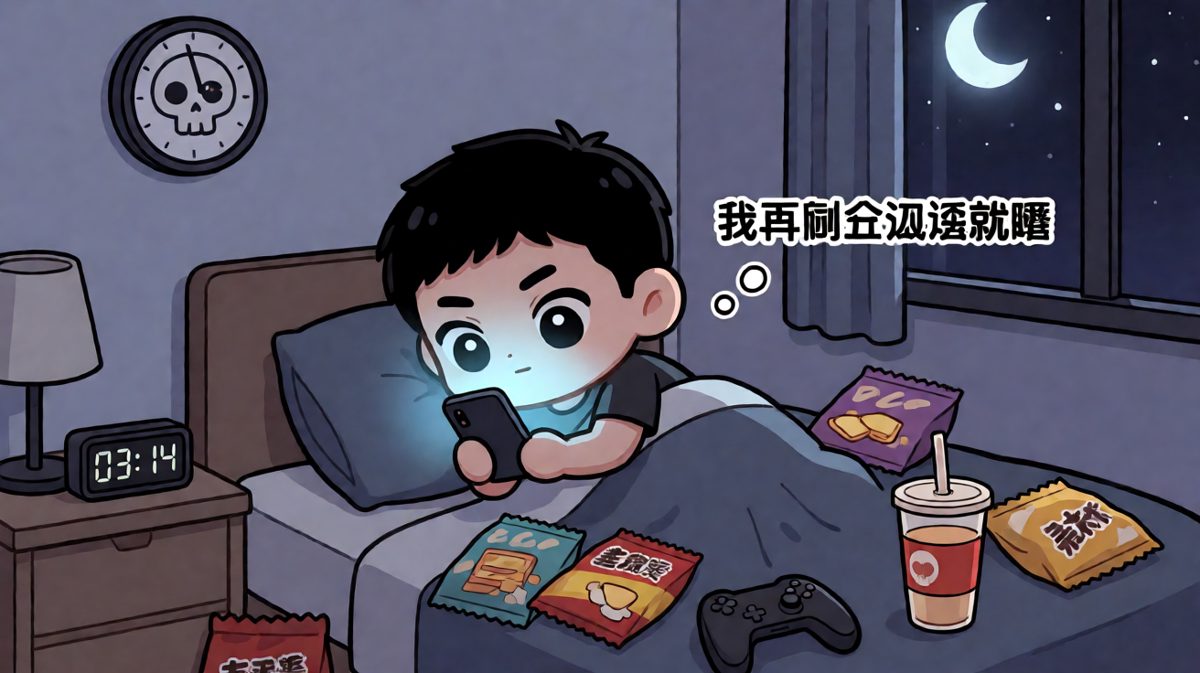 周末的报复性熬夜：越睡不着越不想睡，这就是自由的味道