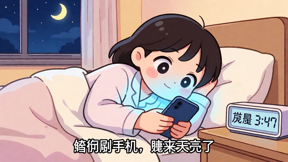 熬夜冠军的深夜日常：说好早睡的谁懂
