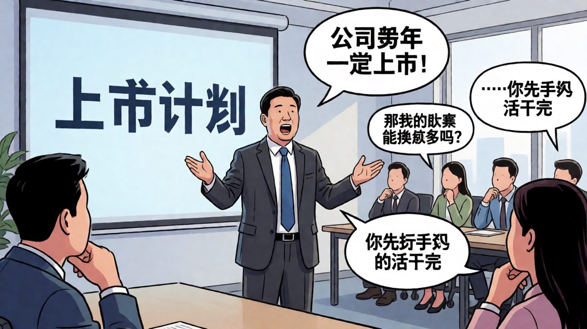 画饼被当场追问，老板瞬间哑火。