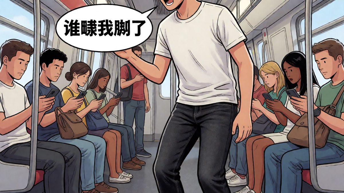 社恐的高光时刻，当场去世