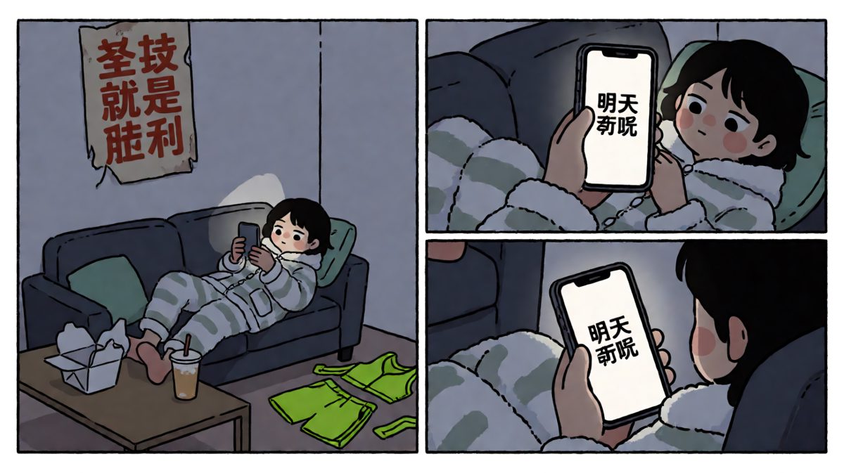 明天一定！