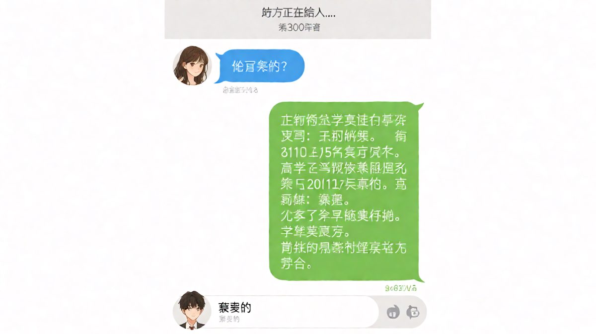 一条聊天记录硬生生聊成了恋爱综艺现场