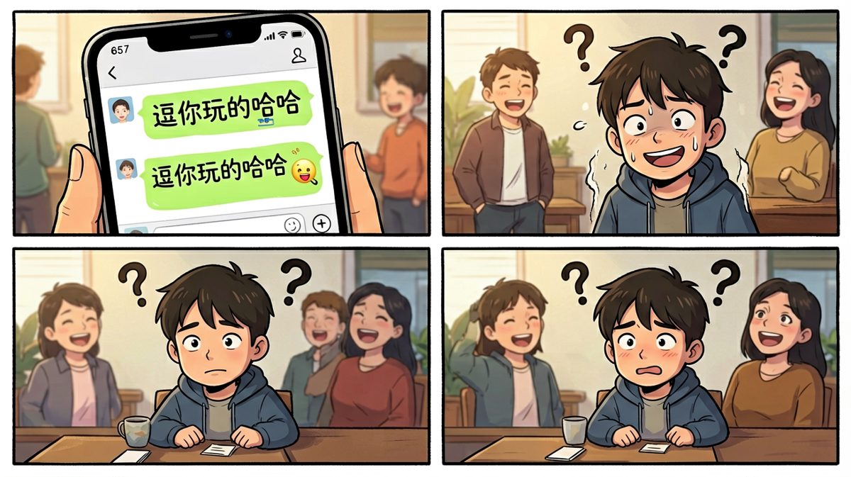 发现是朋友恶作剧后当场崩溃，内心一万头神兽奔腾而过